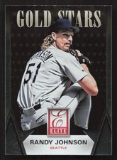 2015 Panini Elite Randy Johnson Gold Stars #18 Card