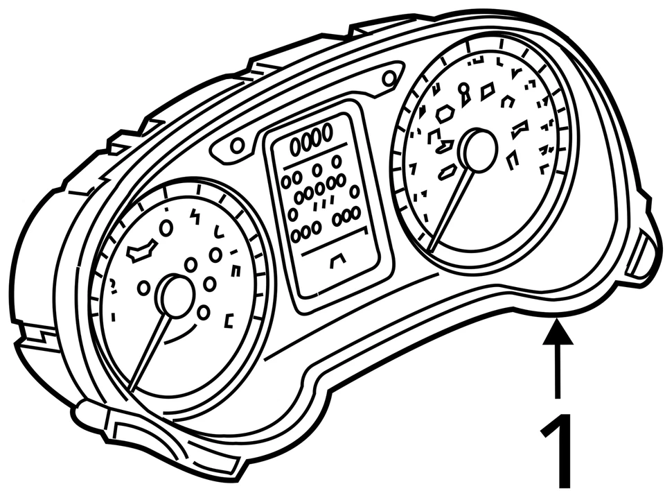 Спидометр кластер MPH ID 8V0920890 подходит 17-18 AUDI S3 1015155 - Изображение 4 из 4