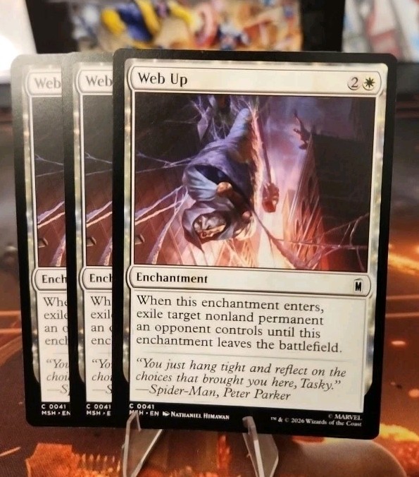 MTG Web Up - 0041 - Marvel Super Heroes MSH - NM/M 3 Card Lot