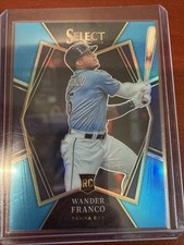 2022 Panini Select - Premier Level Wander Franco #116 Light Blue Prizm /149 (RC)