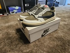Jordan 1 Low Travis Scott Medium Olive Size 12 Deadstock DM7866-200