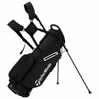 TaylorMade FlexTech Black Stand Golf Bag 4-Way Dividers 5 Pockets Zip