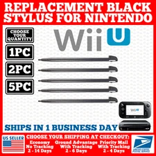 Stylus For Nintendo Wii U Black Plastic Pen Replacement "Wii U"