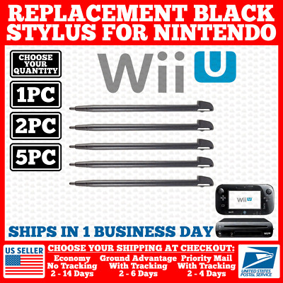 Stylus For Nintendo Wii U Black Plastic Pen Replacement ''Wii U''