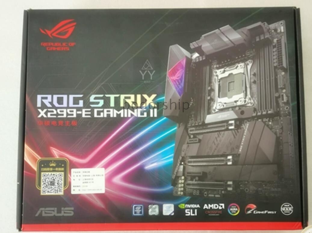 ASUS ROG Strix X299-E Gaming II Motherboard LGA 2066 Support ASUS ROG Strix X299-E Gaming II Motherboard LGA 2066 Support