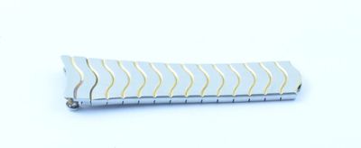EBEL CLASSIC WAVE STAHL/GOLD ARMBAND REPARATUR SEGMENT 18MM ANSTOSSBREITE RAR