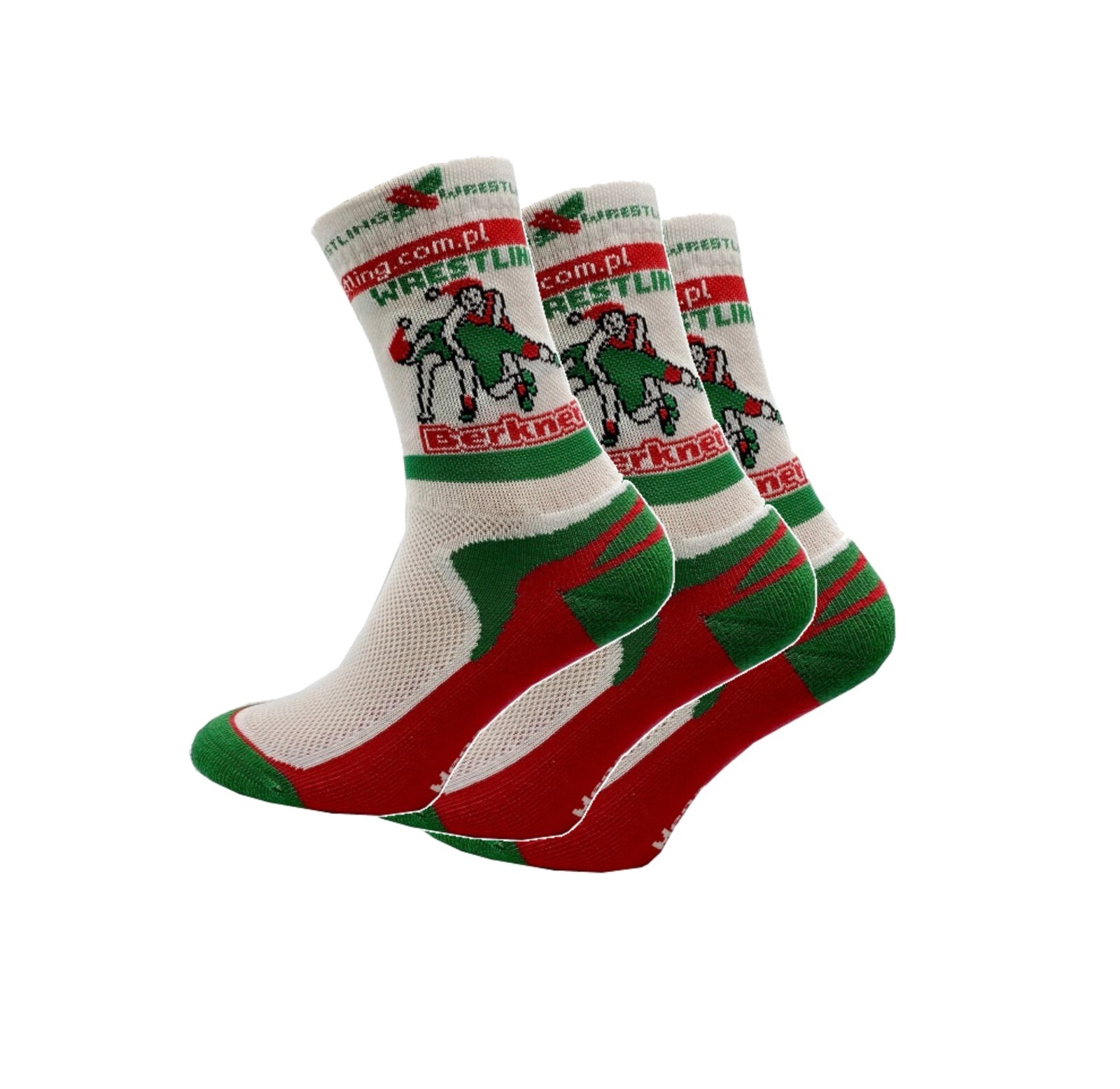 Борцовские носки Berkner 3 штуки для тренировок WEIHNACHTEN, носки для ринга