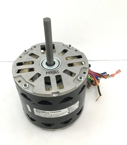 Genteq F48AA22A50 Blower Motor 1/5HP 1050RPM 4SPD 115V 1PH 350538 used #MB865