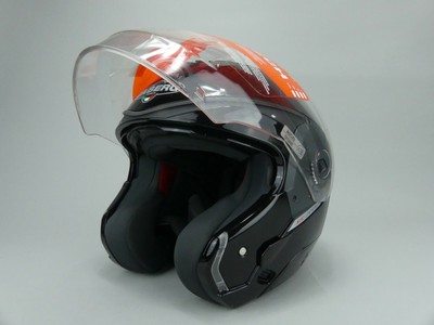 CASQUE CABERG - JET - SINTESI EASY BLACK - XS 53/54 - DOUBLE VISIERE -  BLUETOOTH | eBay