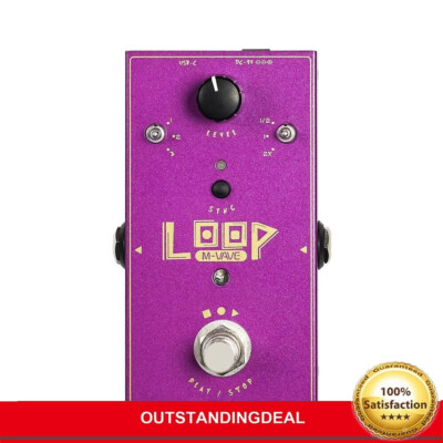 M-VAVE LOOP II Portable Single Guitar Effects Pedal Phrase Loop Effector