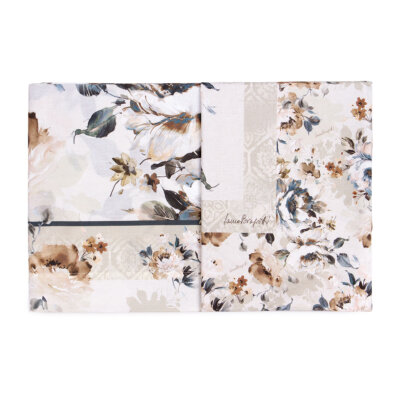 Bettwäsche komplett Abelia von Laura Biagiotti digital Doppelbett J790