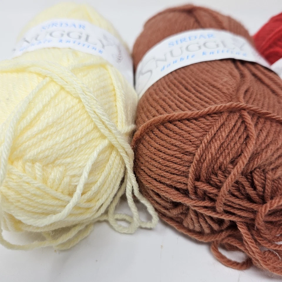 SIRDAR SNUGGLY DK Lot Col 0252 0413 0445 Nylon Acrylic Y1 - Image 2 of 4