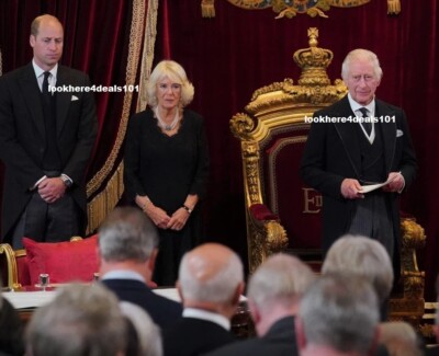 KING CHARLES III Photo 4x6 Proclaimed King Prince William Queen Consort