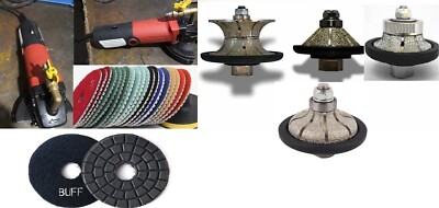 Wet Polisher stone granite concrete marble ogee demi full bevel bullnose profile