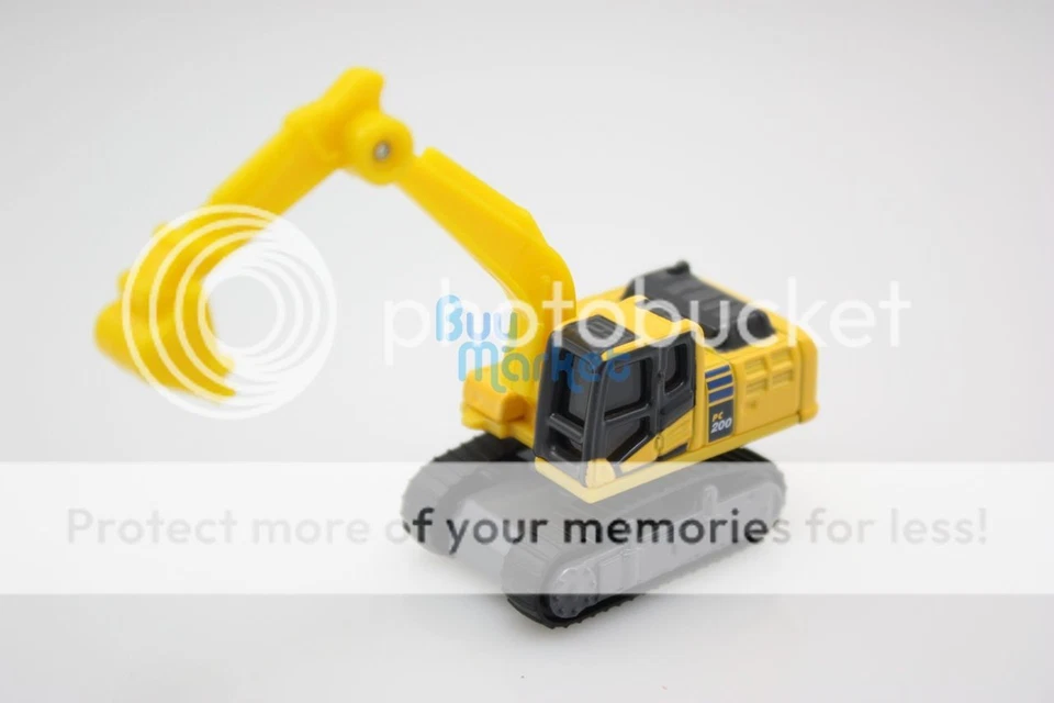 Takara Tomy Tomica #9 Komatsu Excavator PC200-10 1/122 Diecast Toy Car Japan - Image 3 of 4