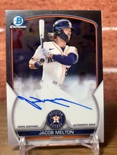 2023 Bowman Chrome Jacob Melton Auto Prospect #CPA-JML Houston Astros Autograph