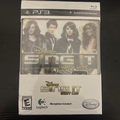 VERY RARE - PS3 DISNEY Sing It Party Hits Microphone KARAOKE PLAYSTATION 3