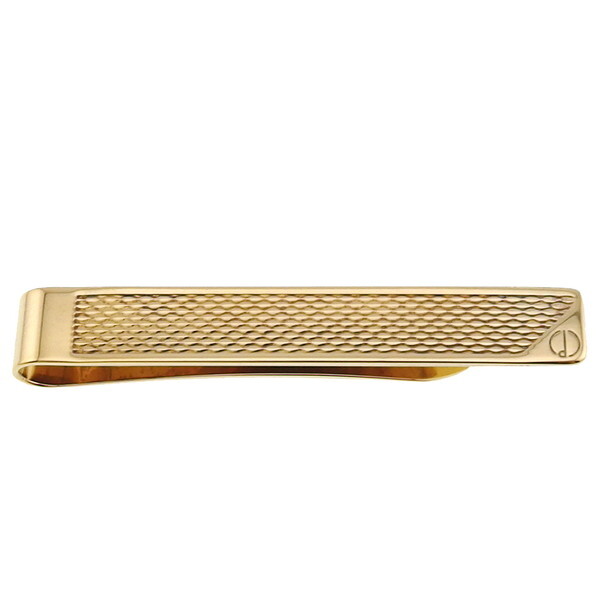 dunhill tie pin d mark silver 925 gold plated Authentic Used c4709
