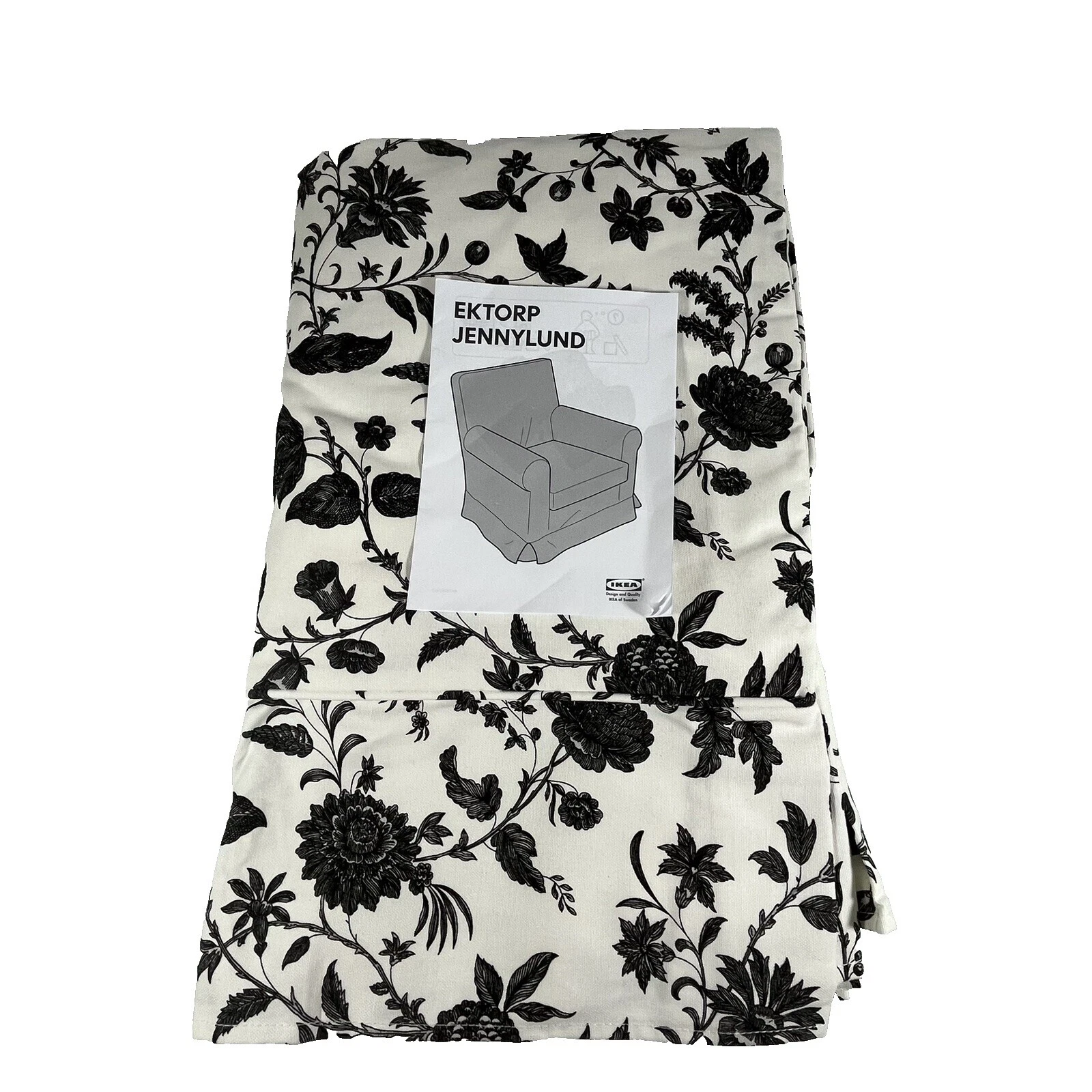 Fundas para Muebles IKEA Blanco Floral