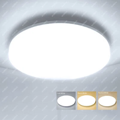 TANBURO LED Deckenlampe Deckenleuchte Panel Schlafzimmer Bad Wohnzimmer Flur lampe IP44