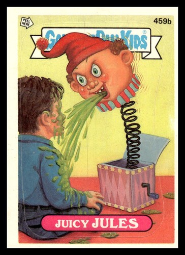 1987 Topps Garbage Pail Kinder Serie 11 #459b Saftiger Jules