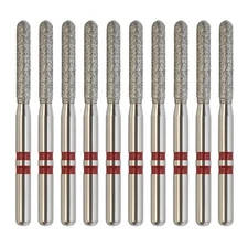Zirconia Crown Removal Diamonds Burs Round End Cylinder Fine Grit Z881/014F FG