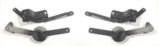 Pair Hood Hinges & Support Links for 1947-55 Chevy 1st Series Pickup