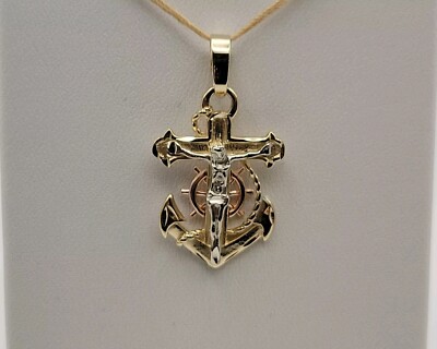 14k Jesus Crucifix Cross 
