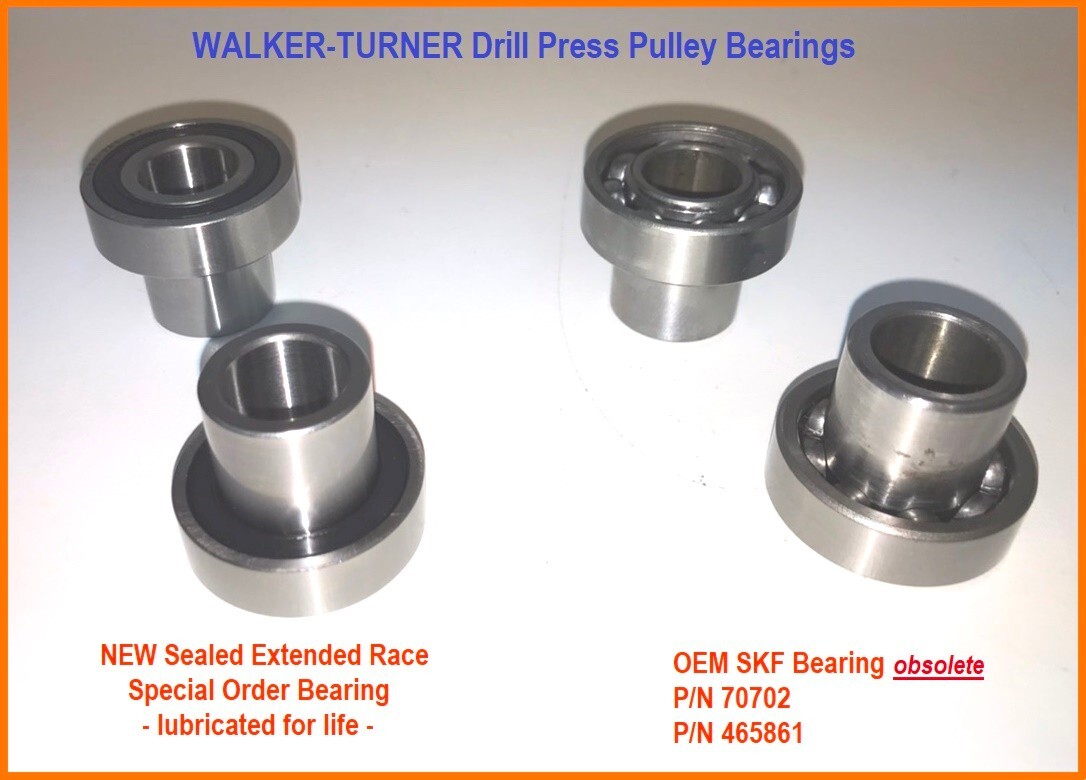 k2シュレデター★テレマーク Walker Turner Drill Press - Extended Race Pulley Bearing 70702