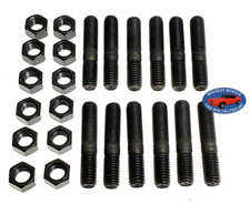 383 440 Exhaust Manifold Studs Nuts Big Block Truck 2 X 38 Fits Dodge 24p Ds
