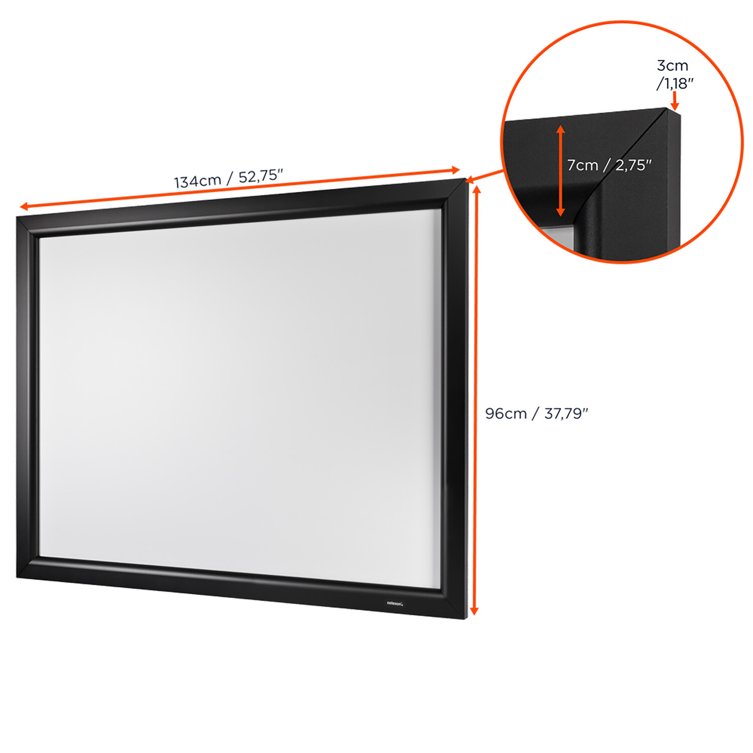 Thumbnail - Celexon Homecinema Frame 120 X 90 Cm