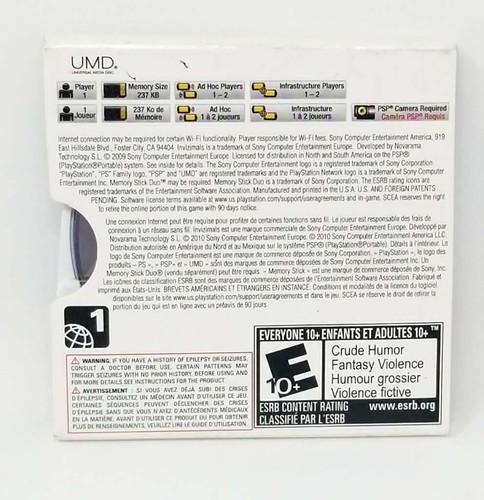 Invizimals Sony Playstation PSP Video Game Complete UMD - Picture 3 of 3