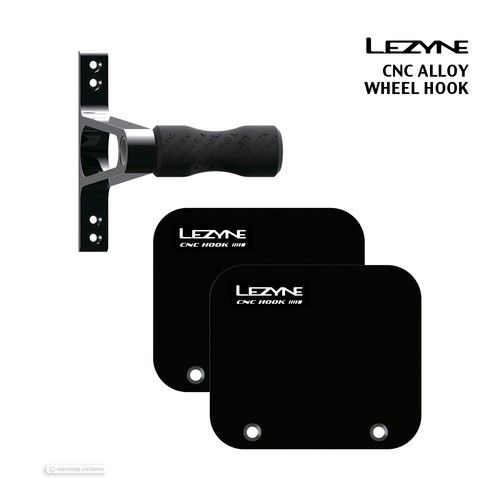 Lezyne CNC ALLOY WHEEL HOOK Compact Wall Mount Bicycle Hook eBay