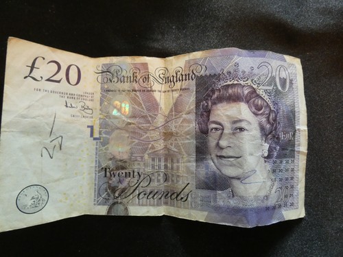 2006 TWENTY POUND NOTE BILL BANK OF ENGLAND QUEEN
