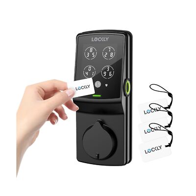 Lockly Secure Plus, RFID Card Smart Lock, Keyless Entry Doory Lock, PIN Genie...