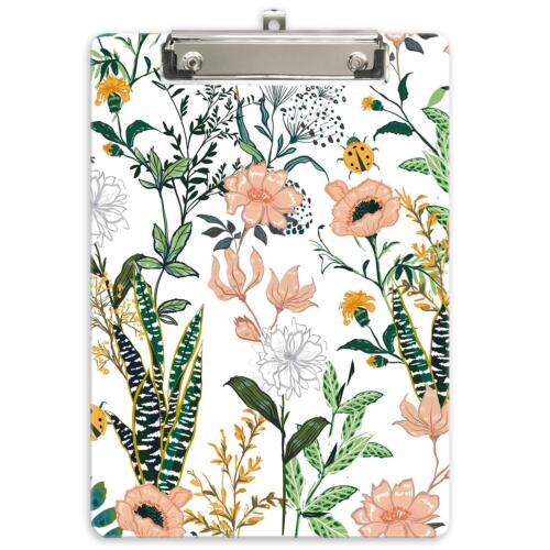 Plastic Clipboard Standard A4 Letter Size Clip Board for Students Teacher Kid...