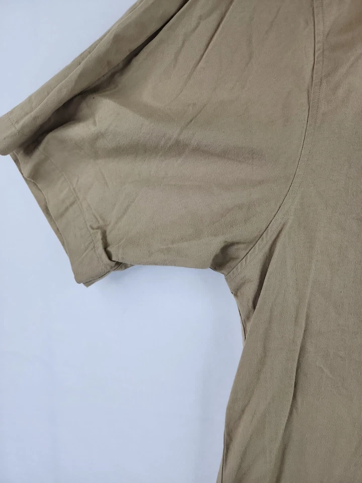 Texas Raceway Ministries Embroidered Logo Brown Short Sleeve Shirt Mens Large - Image 3 of 4