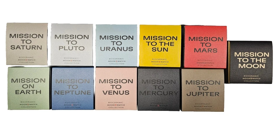 Omega MoonSwatch Full Set - Brand New - 100% Authentic - All 11 Missions - Rare