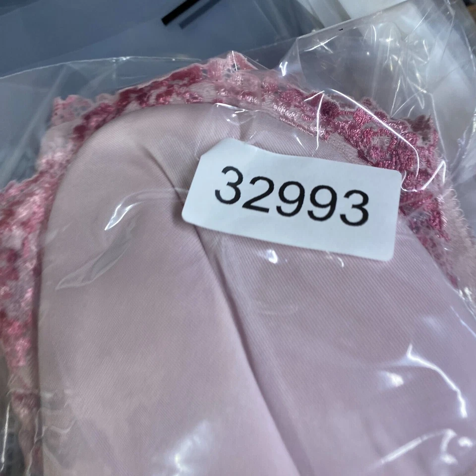 Sujetador Bralette Wacoal Mujer 38D Rosa Floral Encaje Con Aros Opaco Push Up Informal Foto 4 de 4