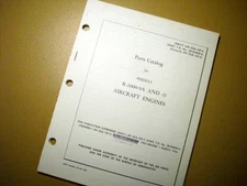 Original 1956 Pratt & Whitney Twin Wasp R-2000-9A and R-2000-11 Parts Manual