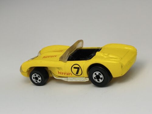 Vintage 1991 Hot Wheels Ferrari 250 Yellow BW #117 Diecast 5665 - 第 3/5 張圖片