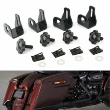 Hard Bag Theft Deterrent Saddlebag Lock Hardware Mounting Fit For Harley Touring