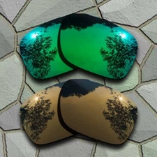 US Jade Green&Bronze Copper Polarized Lenses Replacement For-Oakley Holbrook Mix