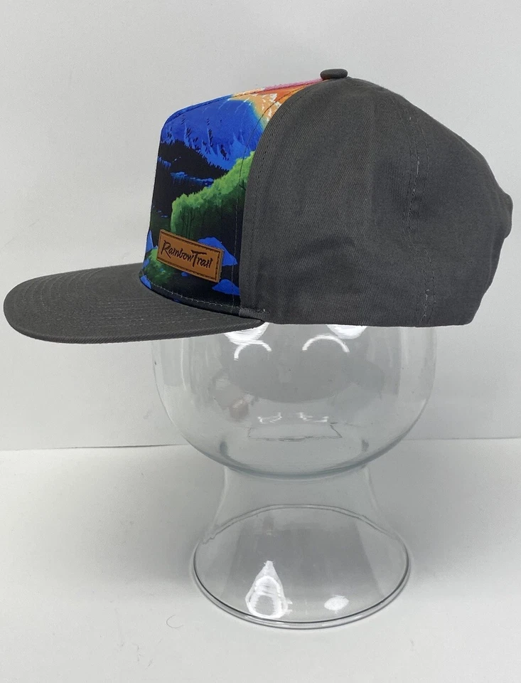 Rainbow Trail Jesse Crock Art - Parche de cuero Snapback malla camionero sombrero/gorra NUEVO Foto 4 de 4