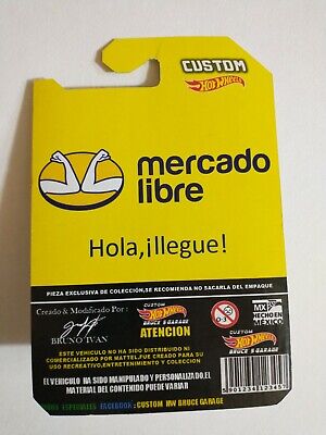 Custom hot wheels HW mercado libre delivery truck 1:64