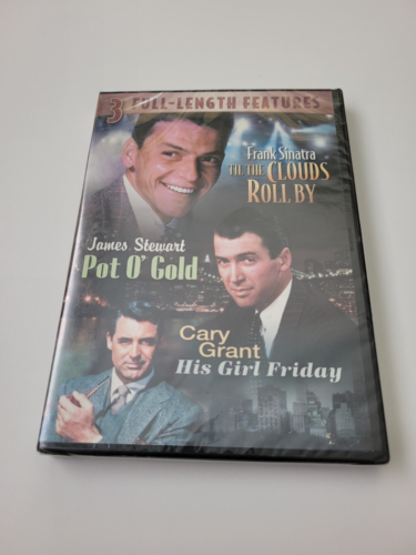 Till the Clouds Roll By / Pot o' Gold / His Girl Friday DVD Brand New and Sealed - Picture 1 of 2
