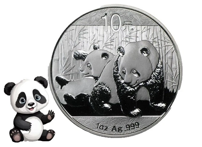 Chinese Panda 2010 Silver Bullion Coins