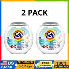 Tide PODS Free & Gentle Laundry Detergent Pacs Unscented 57 Ct, 2 Pack