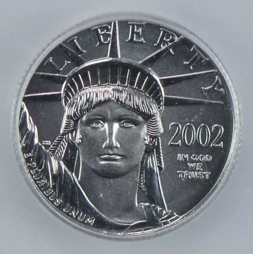 2002 $10 American Platinum Eagle 1/10 Oz Platinum MS70 ICG *9826 - Picture 3 of 5