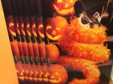 HALLOWEEN GREETING CARDS New w/envelope LOT 7 "accessories " BEST DEAL EVER 